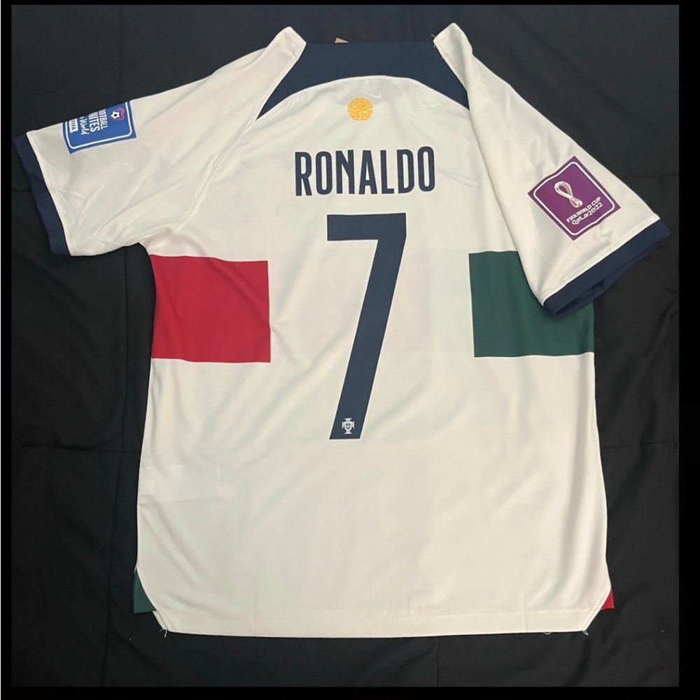Ronaldo #7 Portugal Away 2022 World Cup Soccer Jersey Away